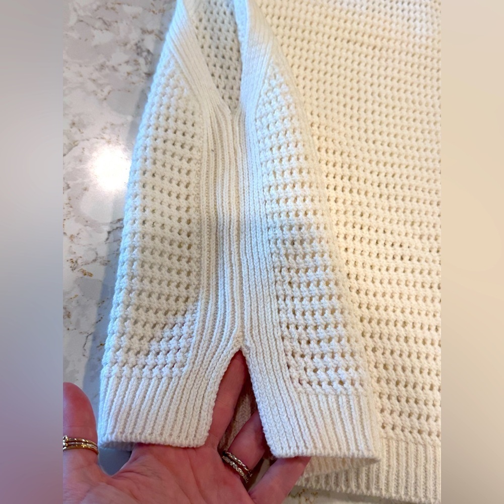 Lulu's Cream Knit Tank Top, Small - Picture 5 of 7